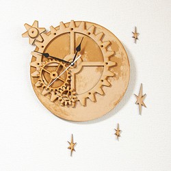 壁掛け時計『月の満ち欠け』 掛け時計・置き時計 Auxry(オーズリー) kim 通販｜Creema(クリーマ)