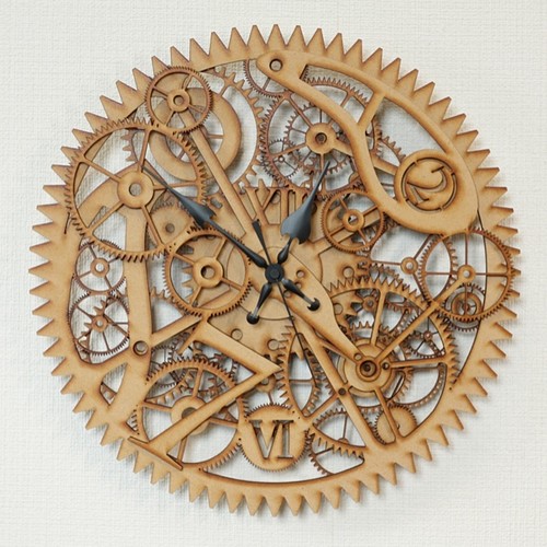 歯車の壁掛け時計Ⅲ』φ30cmサイズ 掛け時計・置き時計 Auxry