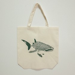 鱷魚紋鯨鯊手提袋 第1張的照片