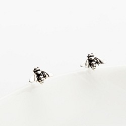 甜蜜小蜜蜂 Honey Bee s925 純銀耳環 耳夾 生日 週年 情人節 禮物 第1張的照片