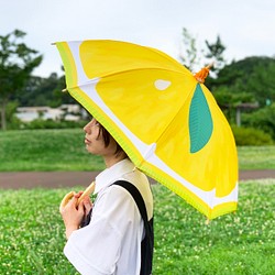 【送料無料】レモンな日傘 1枚目の画像