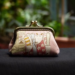 旧ヤギテーラー（ピンク）8センチメートル正方形の口の金のパッケージ 1枚目の画像