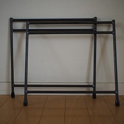 組み立てテーブル用鉄脚｜ＬＯＷダブル 1枚目の画像