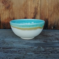 トルコブルー　茶碗（小さめ） 1枚目の画像