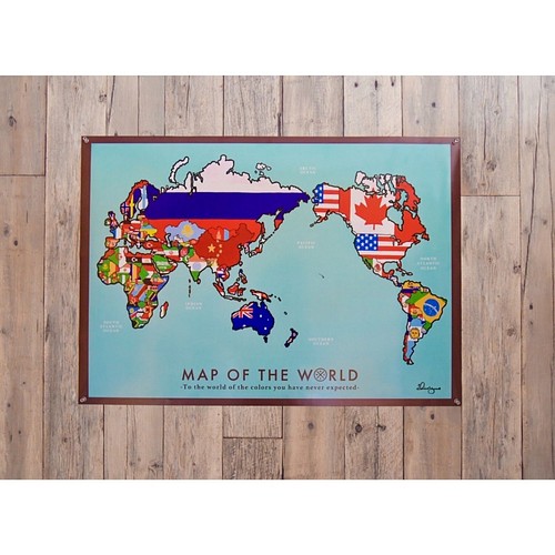 世界地図 ポスター 国旗 A1 World Map ウォールデコ Ichi 通販 Creema クリーマ ハンドメイド 手作り クラフト作品の販売サイト