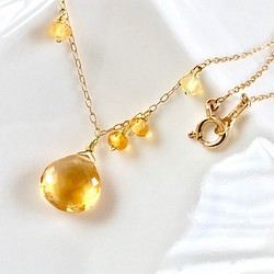 K18 Beautiful citrine necklace 第1張的照片