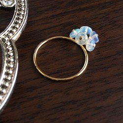 K14GF Precious opal ring 第1張的照片