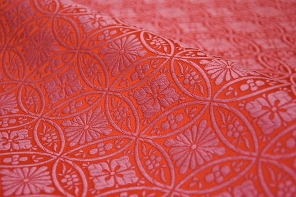 Brocade Fabric Cloth Brocade Cloisonne Hanabishi (Large) 粉色/紅色 ☆ 第1張的照片