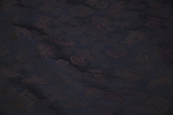 錦織物寶用盡黑色 ☆ 織物寬度約 33 厘米 x 長度 50 厘米 ☆ 連續切割可能 (159-HM5) 第1張的照片