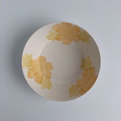 【SALE】Flower(オレンジ）4寸取鉢 1枚目の画像