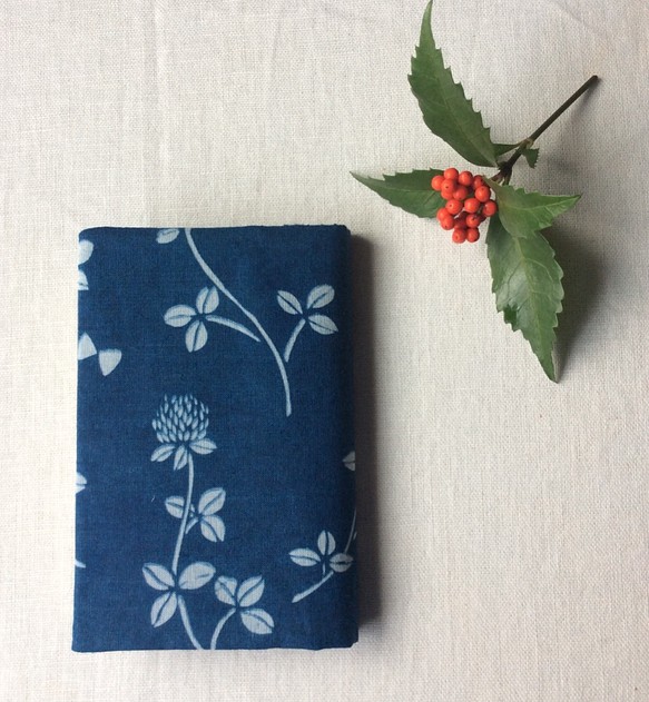 靛藍書的封面“花落的一天。” 第1張的照片