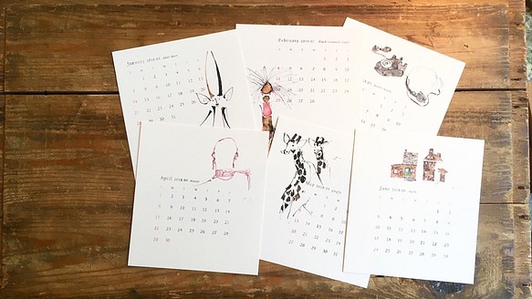 Desk Calendar 2018（紙のみ） 1枚目の画像