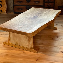 一枚板ローテーブル オーダーメイド ローテーブル・リビングテーブル