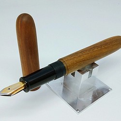 [木製手作り]木製ペン、緑色の砂の終わりのペン、ギフト、ギフト、ペン、スチールボールペン、筆記用具 1枚目の画像