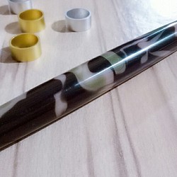 【木木手作】高級綠全迷彩壓克力封端鋼筆、僅此一件、獨一無二、原木筆、木原子筆、禮品、贈品、鋼筆、鋼珠筆、書寫工具 第1張的照片