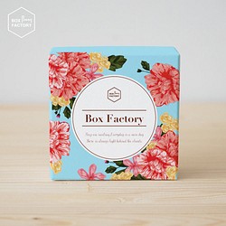 1箱180円【24✕24color】名入れデザインBOX〜Vivid Flower〜 [b17018] 1枚目の画像