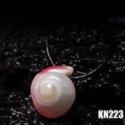 ★ピンク★ケオン レザーコード・ネックレス KN-223 1枚目の画像