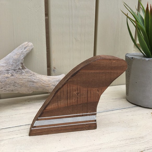 木製フィンfin 横ライン 1枚目の画像