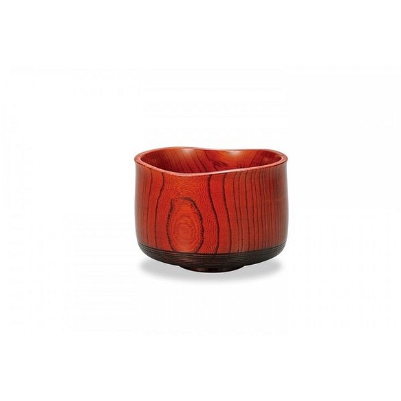 欅　抹茶椀　赤摺　SO-222 欅の木製抹茶碗です。泡立ち抜群です。 1枚目の画像