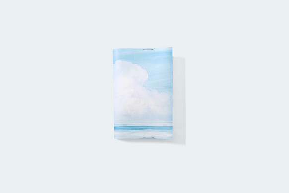 【 予約商品 】夏空と海を描いた、ブックカバー 1枚目の画像