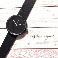 夏のシンプルウォッチ ブラック 腕時計 メンズ レディース シンプル ギフト 人気 プレゼント 時計 腕時計 Swytime 通販 Creema クリーマ ハンドメイド 手作り クラフト作品の販売サイト