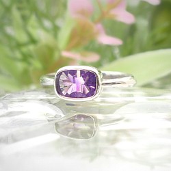 優雅珠寶銀飾  /  紫水晶戒指 #10 第1張的照片