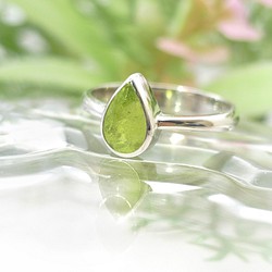 優雅珠寶銀飾  /  橄欖石戒指 #10 第1張的照片
