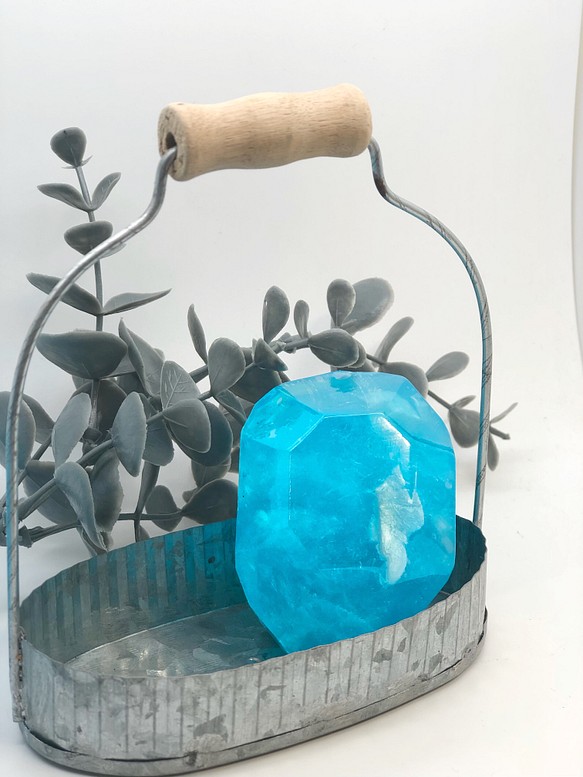 璀璨寶石皂/手工皂 11月誕生石 瑞士藍拓帕石 第1張的照片