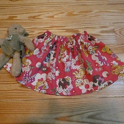 レトロポップなスカート　サイズ90　(9-107) 1枚目の画像