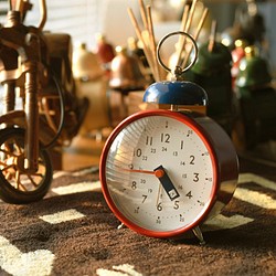 Storuman -Bell- 農夫帽 時鐘 鬧鐘(紅) 第1張的照片