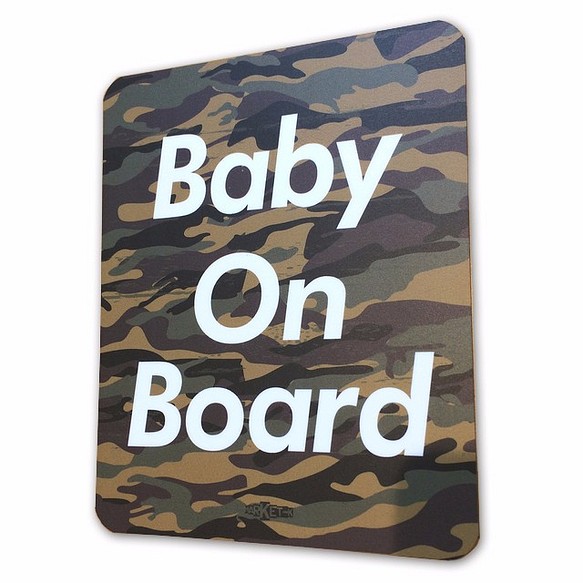 Baby on board 【車用マグネット】ベイビーインカー  マグネット 1枚目の画像