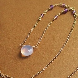lavender 14Kgf/necklace 第1張的照片