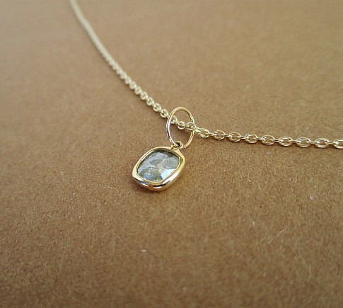 natural diamond K18&K10/necklace（VLY） 第1張的照片