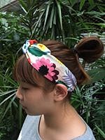 熱帶島嶼 綁帶式髮帶 handmade hairband 第1張的照片