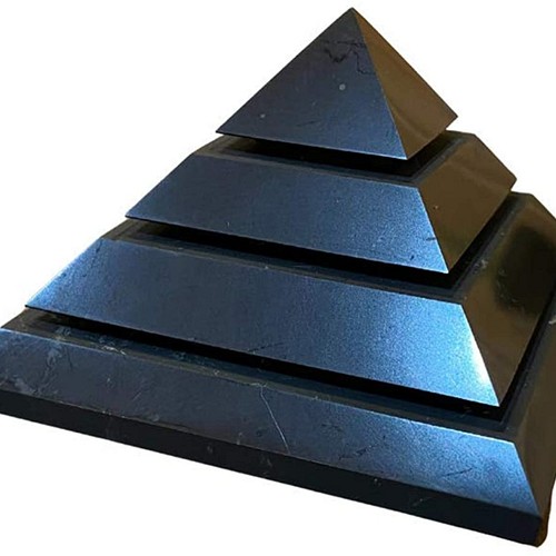 シュンガイト ピラミッド （レイヤード）電磁界対策 電磁波防止 鉱物 