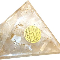 オルゴナイト 天然石 ピラミッド型 チャクラ 電磁波防止 7色xレイヤー 