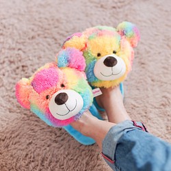 CANDY BEAR ♥ 彩虹糖熊拖鞋 第1張的照片