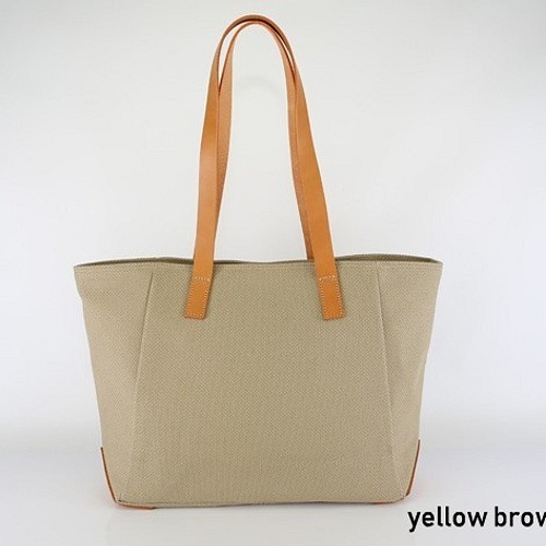 日本最古の帆布 松右衛門帆 Combi tote yellow brown トートバッグ