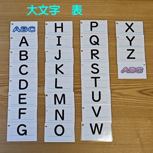 アルファベットカード 大文字 小文字セット おもちゃ 人形 ｃ ｔ数とことばの教材の手作り工房 通販 Creema クリーマ ハンドメイド 手作り クラフト作品の販売サイト