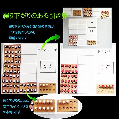 繰り上がりのある足し算 繰り下がりのある引き算数 数の位の学習セット おもちゃ 人形 ｃ ｔ数とことばの教材の手作り工房 通販 Creema クリーマ ハンドメイド 手作り クラフト作品の販売サイト