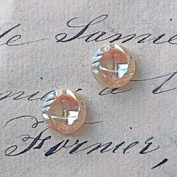 Vintage Glass stones Round 約11mm [GLS-047]＊2個＊ 1枚目の画像