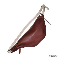 &quot;slowH&quot; &quot;Seed&quot; leather shoulder bag/BROWN &l 第1張的照片