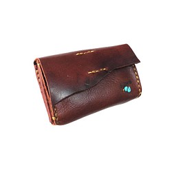 slowH」レザーカードケース『Bestia Card Case』BROWN〈名刺入れ