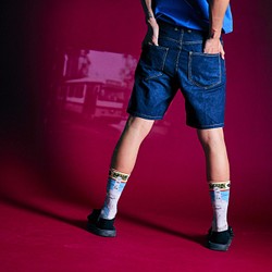【城市系列_米蘭】L.O.V.E.男女潮流印花運動襪 禮物 第1張的照片