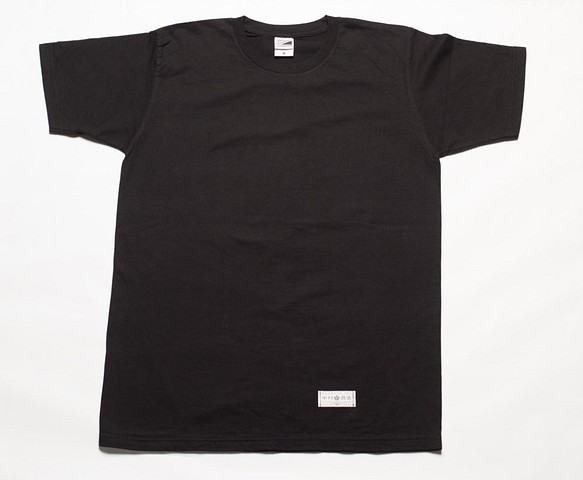 黒紋付Tshirt 「黒黒 -くろくろ-（Super Black ）」　Sサイズ 1枚目の画像
