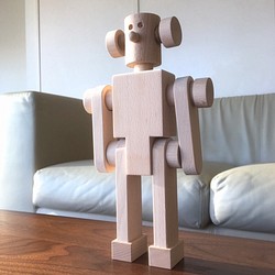 ブナのロボット　国産ブナ　白木無塗装仕上げ　期間限定Sale中！ 1枚目の画像