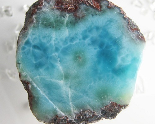 ラリマー　原石　【送料込】　LMRG051 ドミニカ共和国の鉱山から　larimar