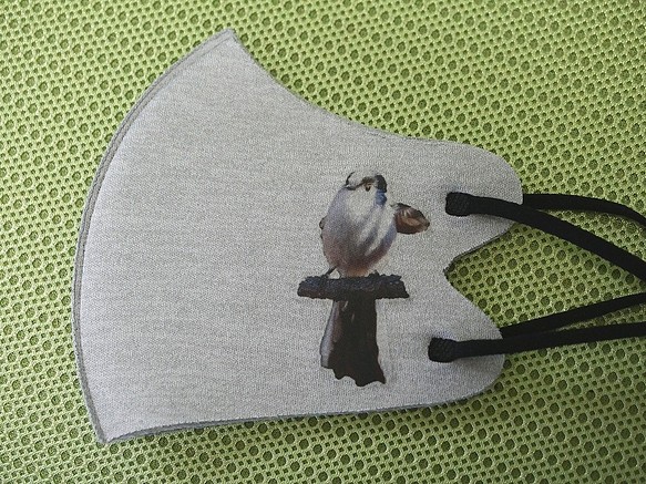 野鳥ファッションマスクその７（エナガ） 1枚目の画像