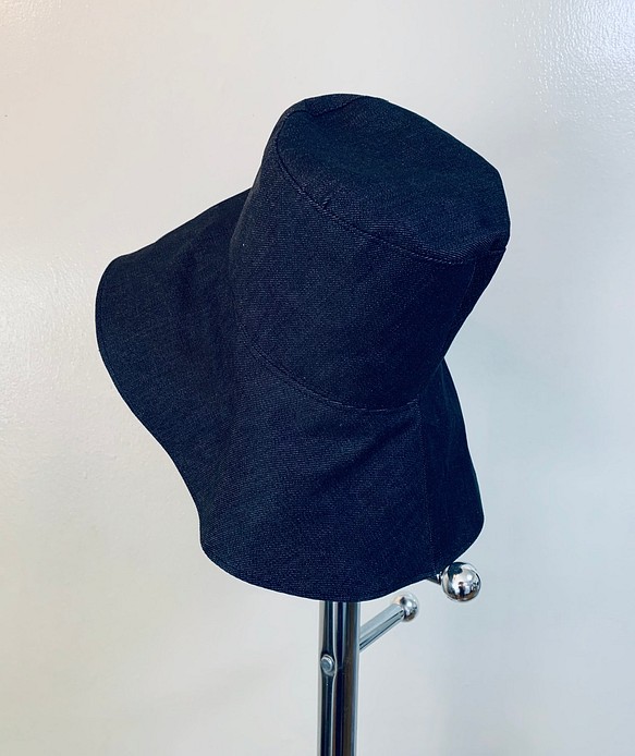 HAJIME AYUMU ついに再販開始 UVカット 接触冷感付 高級児島デニムカプリーヌ カジュアル 蔵 ハット 帽子