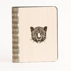 ウッド方程式[カスタム色やパターンJieke─1を置き換える]ノートブック -  Leopardのノートブック/文房具/ギフト/ 1枚目の画像
